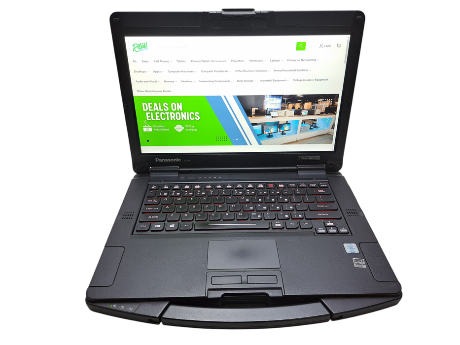 Panasonic ToughBook FZ-55 Touch i5-8365U 16GB RAM 1TB+256GB SSDs | 1370HRS ) Lap200