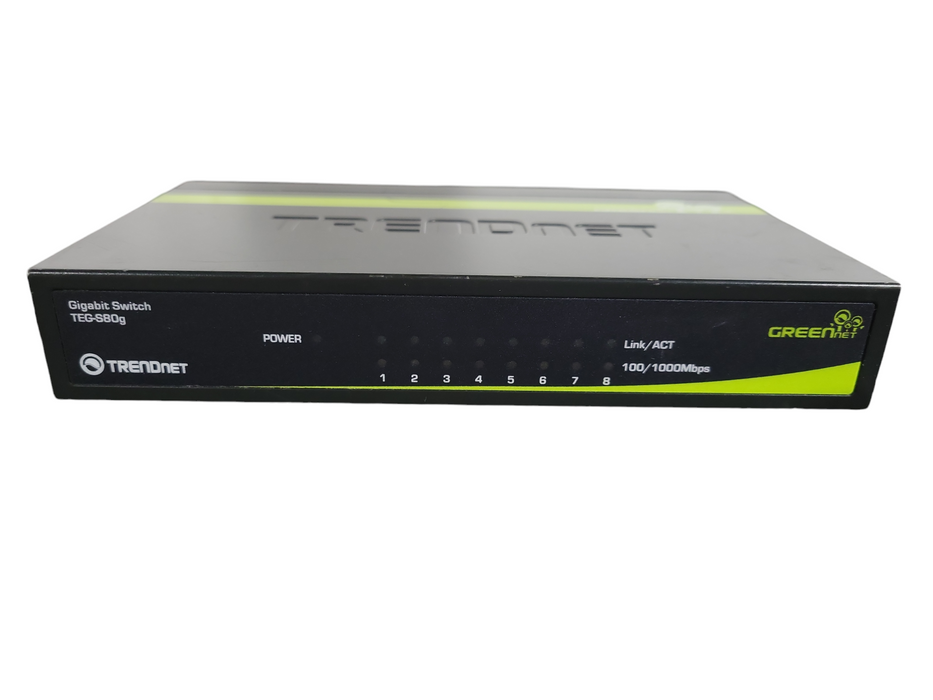 TRENDnet GREENnet TEG-S80G 8-Port Unmanaged Gigabit Ethernet Switch !