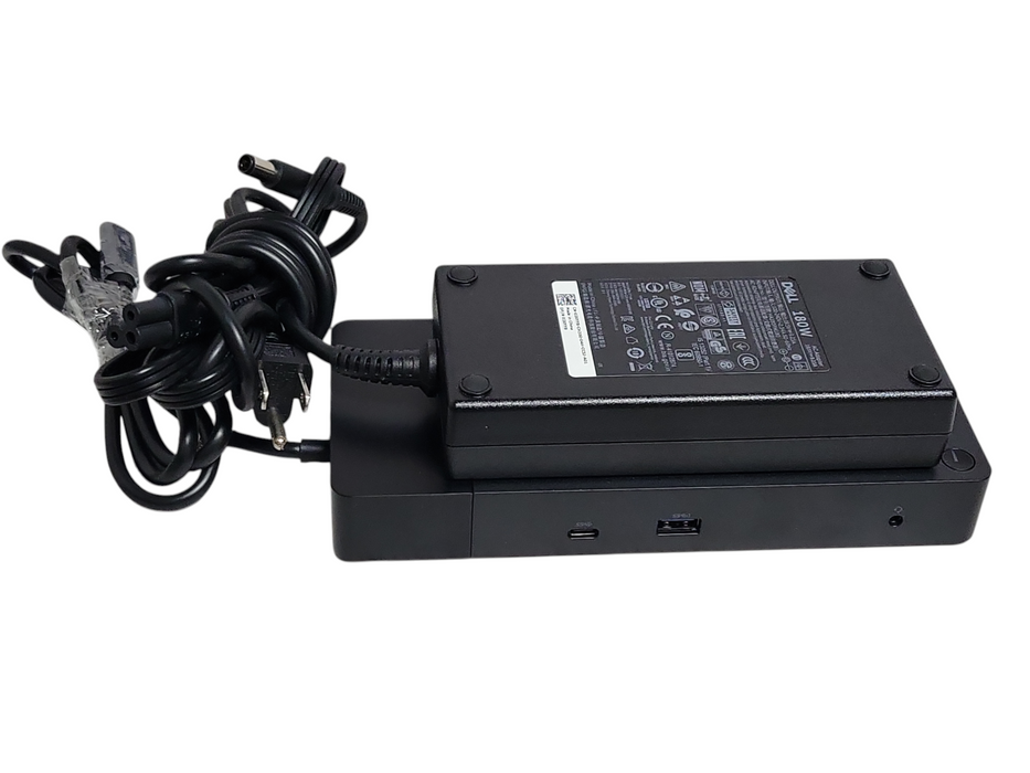 Dell USB-C Docking Station WD19 K20A001 With Dell 180W AC Power Adapter Q_