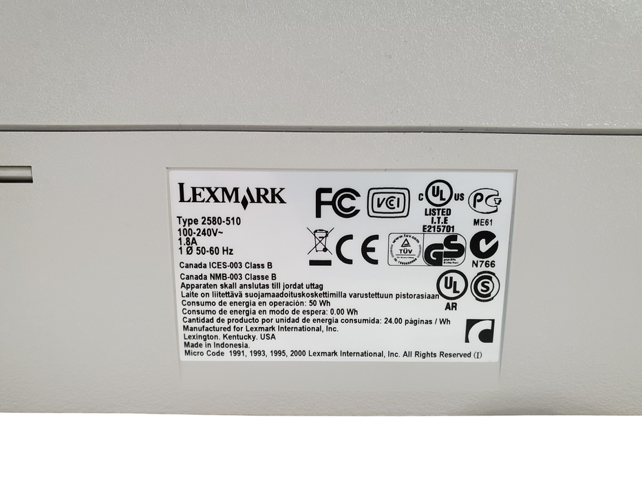 Lexmark Forms Printer 2500 | 2580-510 | *READ* Q