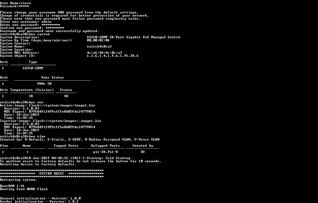 Cisco SG350-28MP-K9 V04 | 28-Port Gigabit PoE Managed Switch 4x SFP )