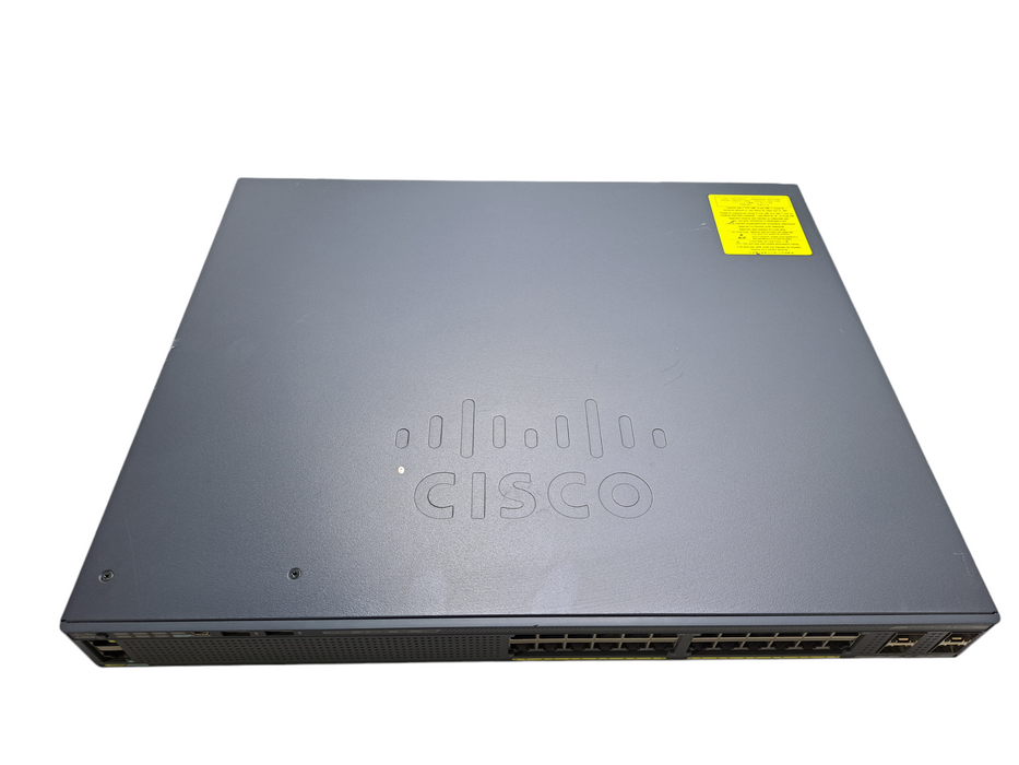 Cisco WS-C2960X-24PS-L V06 | 24-Port Gigabit PoE+ 370W Switch | 4x SFP