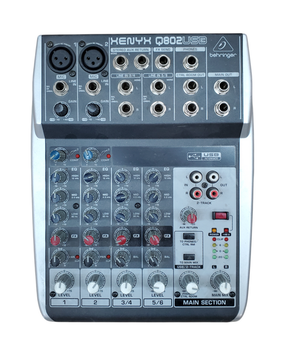 Behringer XENYX Q802USB Mixer *READ*