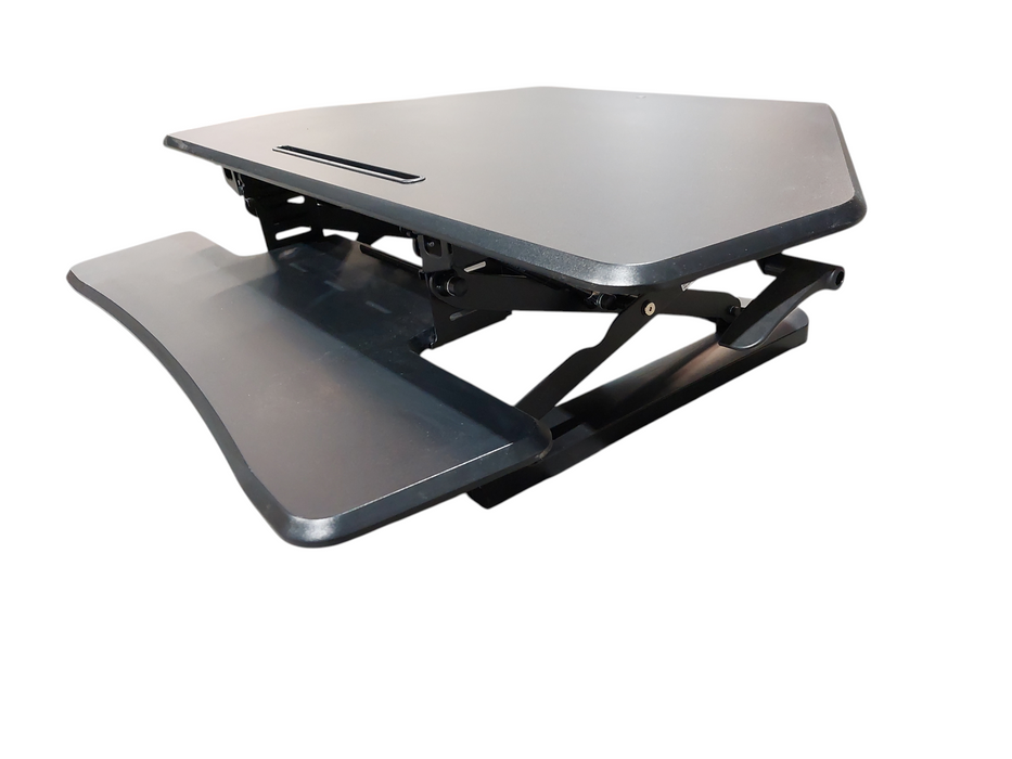 Stand Up Uline Desk with Keyboard Tray Attachment  =