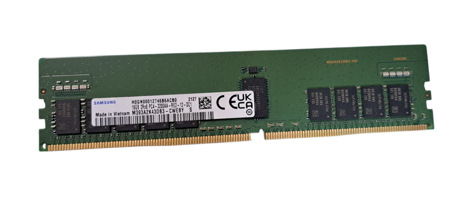 Samsung 16GB DDR4‑3200 ECC Registered RDIMM Server Memory – M393A2K43DB3‑CW