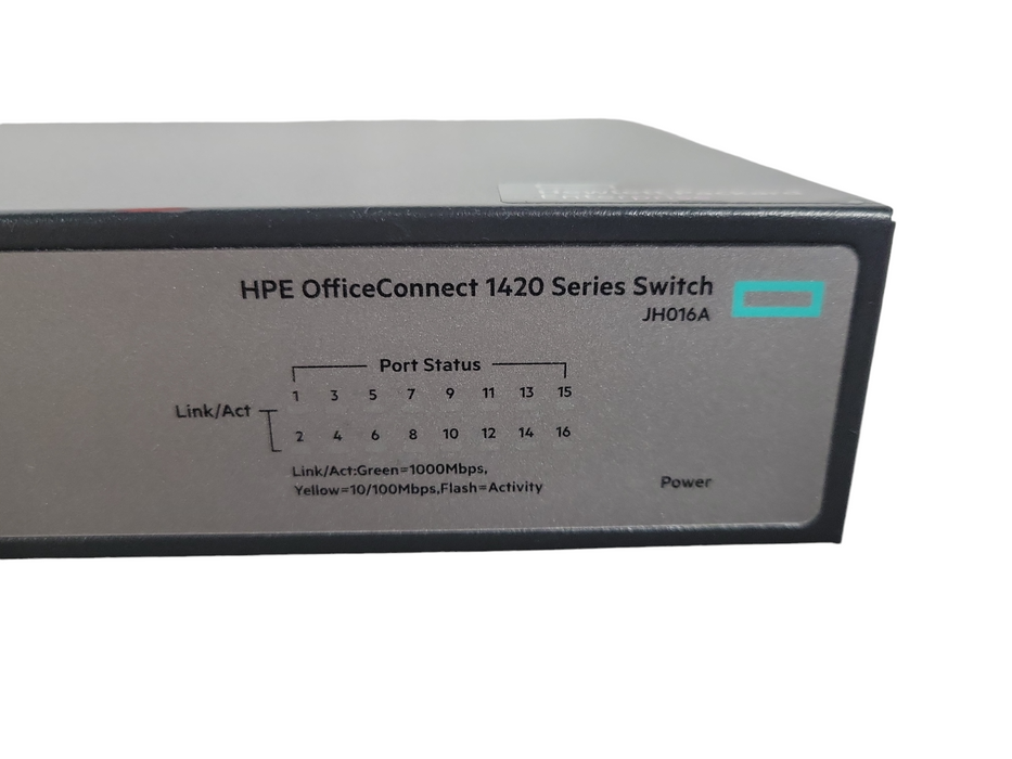 HP 1420-16G 16-Port Gigabit Switch No Brackets HP JH016A !