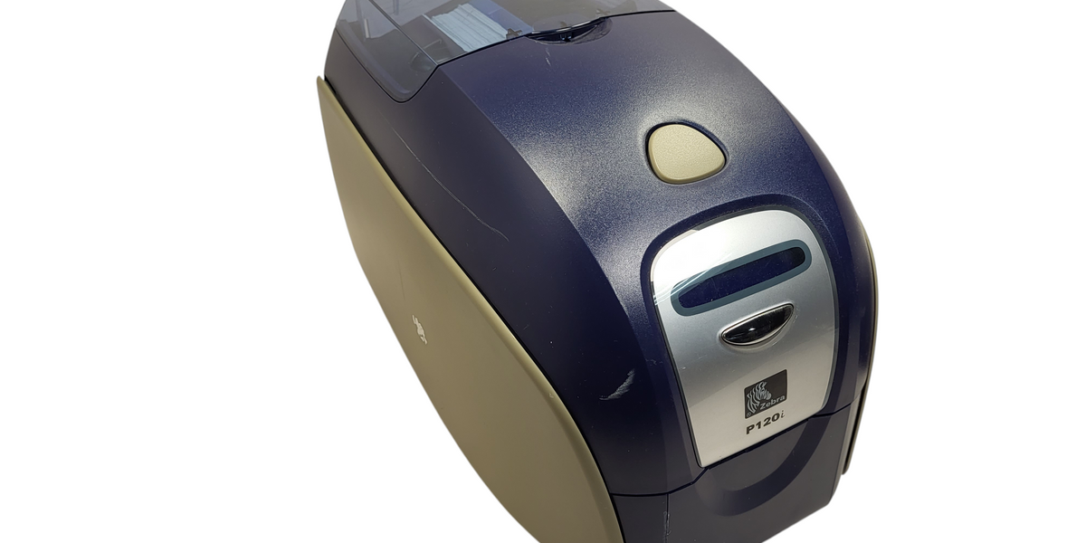 Zebra P120i Color ID Card Thermal Printer No AC $ — retail.era