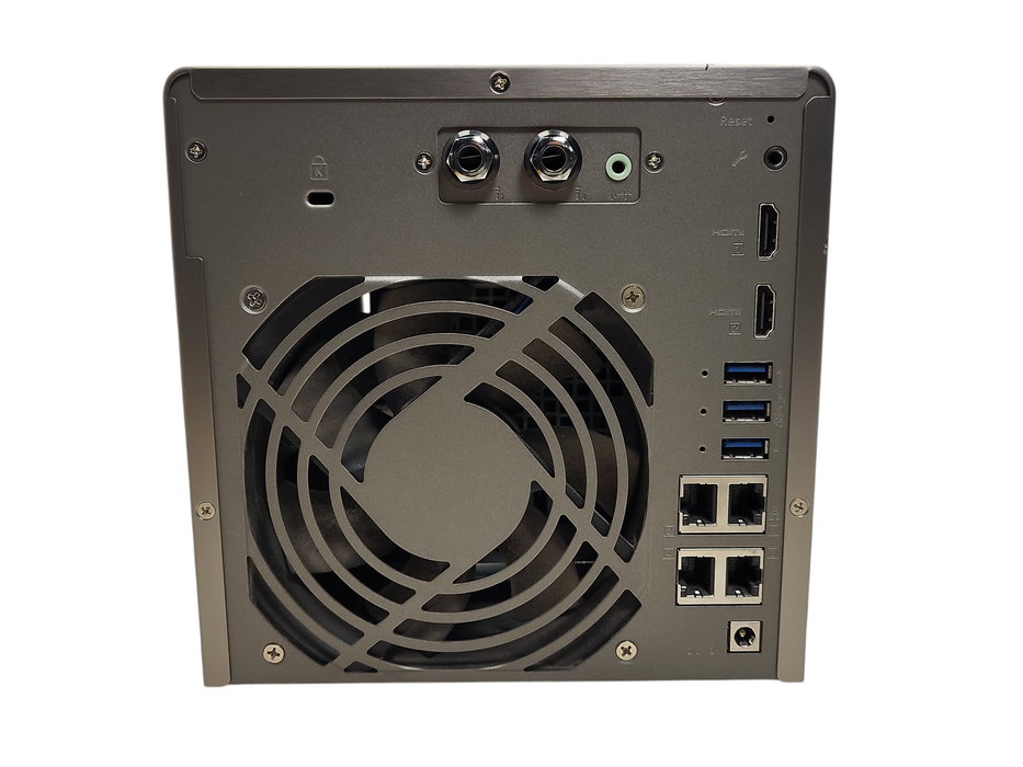 QNAP TS-453A 4-Bay NAS – Intel Celeron, 4GB RAM, 2x 2TB HDDs READ $