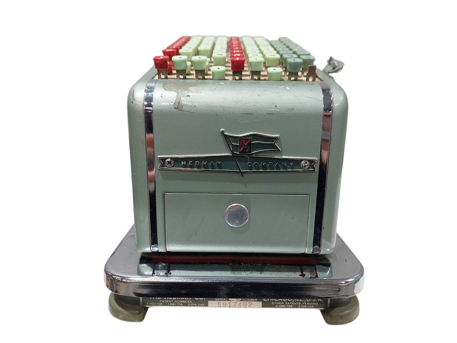 Vintage Cheque Machine F&E Headman Company Model: A  LR-4886 =