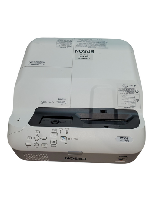Epson BrightLink 695Wi Projector 3LCD, including remote, HDMI, Power Cable Q