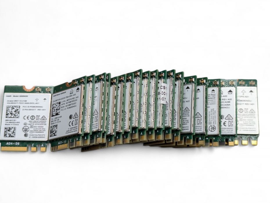 Lot of 18x Intel 8260NGW Dual Band Wireless-AC 8260 -