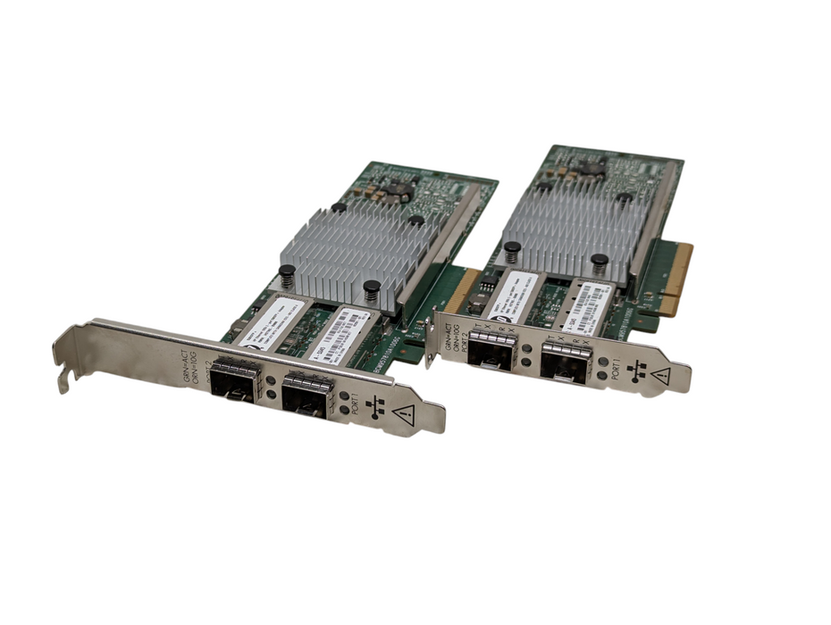 Lot of 2x HPE Ethernet 10Gb 2-port 530SFP+ Adapter  -