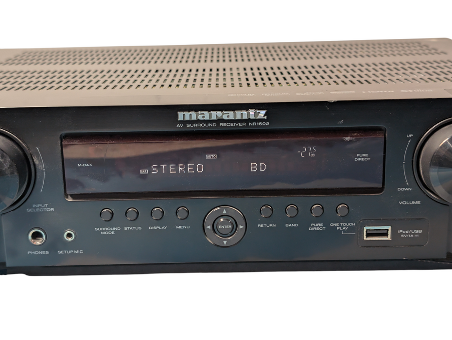 Marantz NR 1602 7.1 Channel HDMI Compact Surround Sound Receiver -