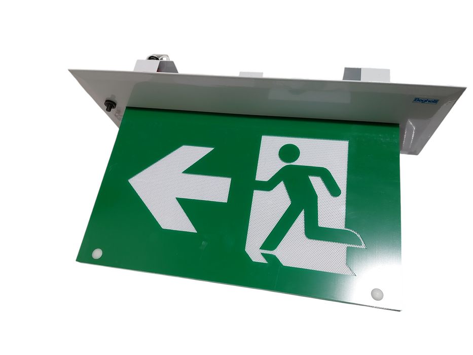Commercial Exit Signs Beghilli Hard Wired In Signs Light Up  Q=