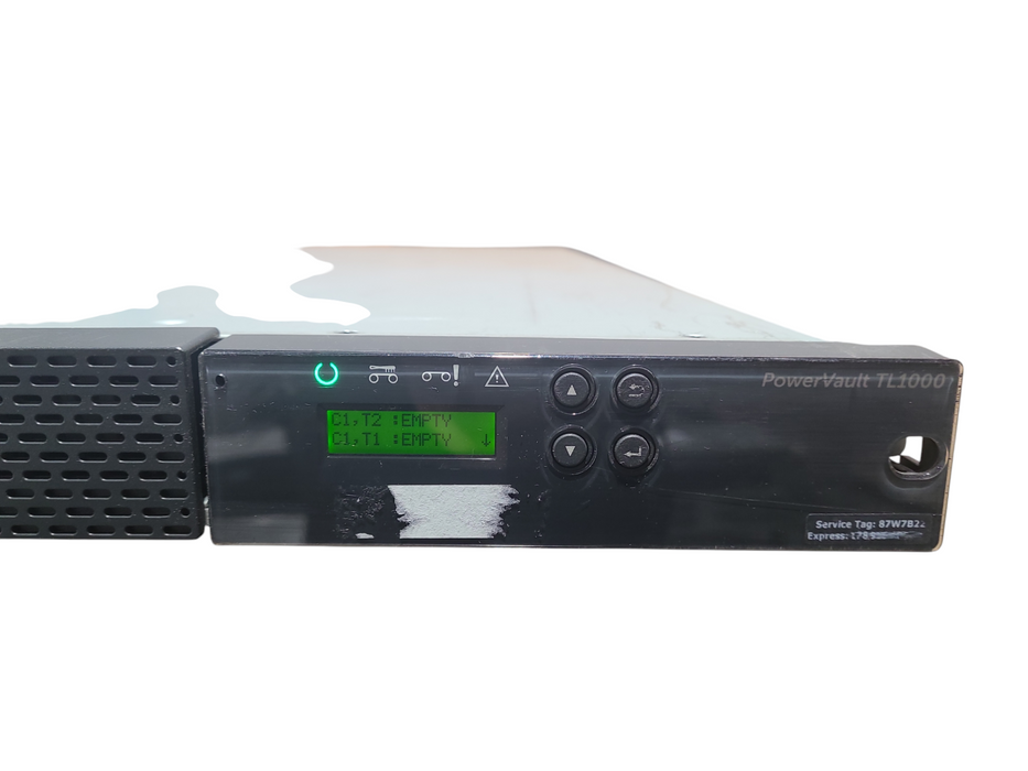 Dell PowerVault TL1000 with LTO-6 SAS 1U Tape Drive Autoloader *READ*