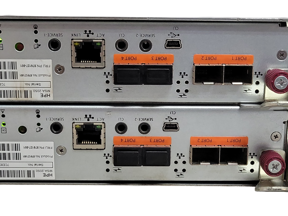 Lot of 2x HP 876127-001 HPE MSA 2050 Modular Smart Array SAN Module Control _