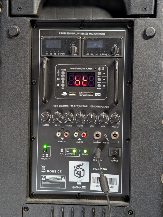 10" Portable Wireless PA System PLEASE READ  -