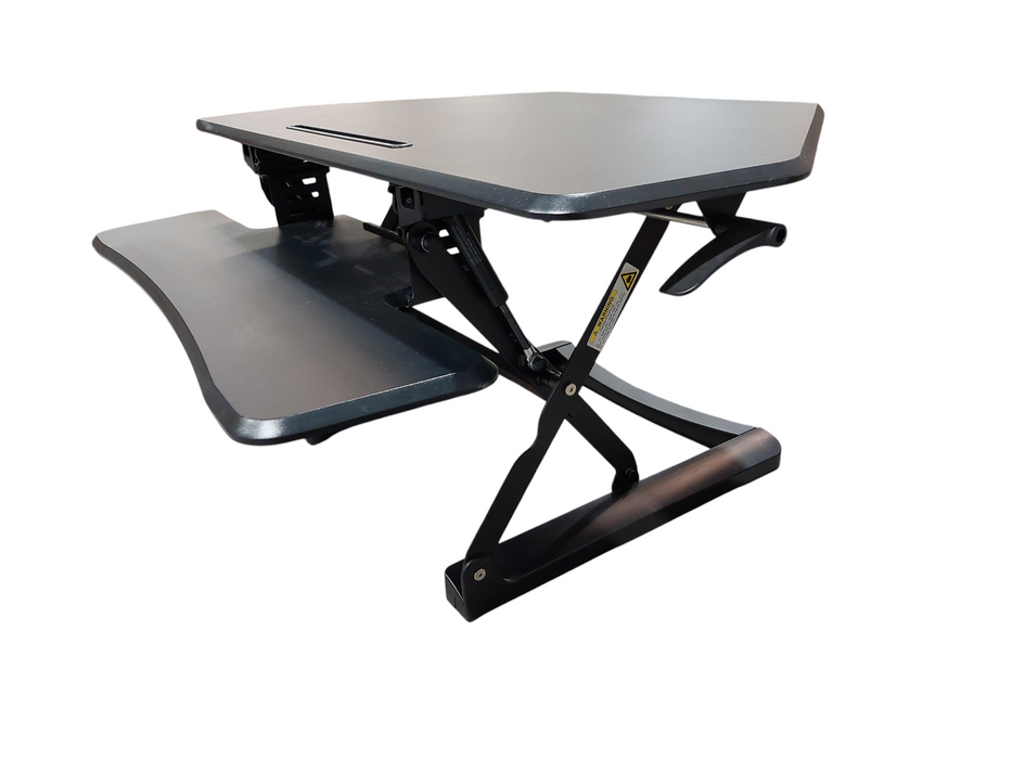 Stand Up Uline Desk with Keyboard Tray Attachment  =