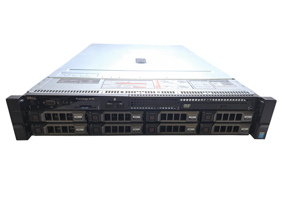 Dell PowerEdge R730 2U 8x 3.5" | 2x Xeon E5-2640 v3, 32GB DDR4, H730 Mini  )