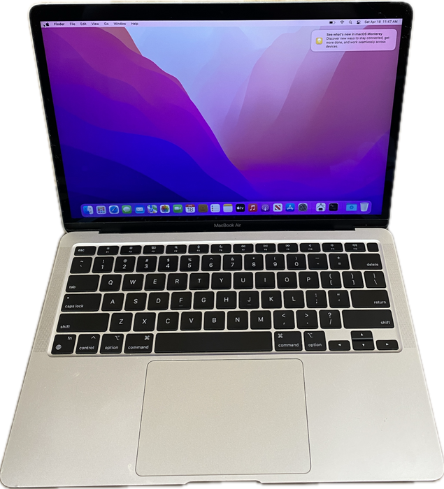 Apple MacBook Air 13" M1 2020 16GB 256SSD Faulty Trackpad For Parts/Repair