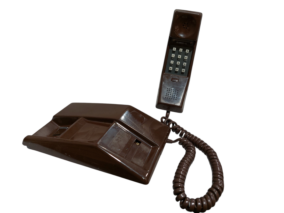 Vintage Northern Telecom Contempra Brown Telephone =