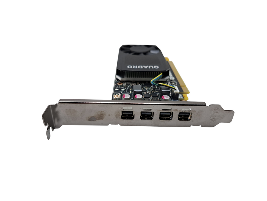 NVIDIA Quadro P1000 4GB GDDR5 Graphics Card FH Bracket | 4x MiniDP )