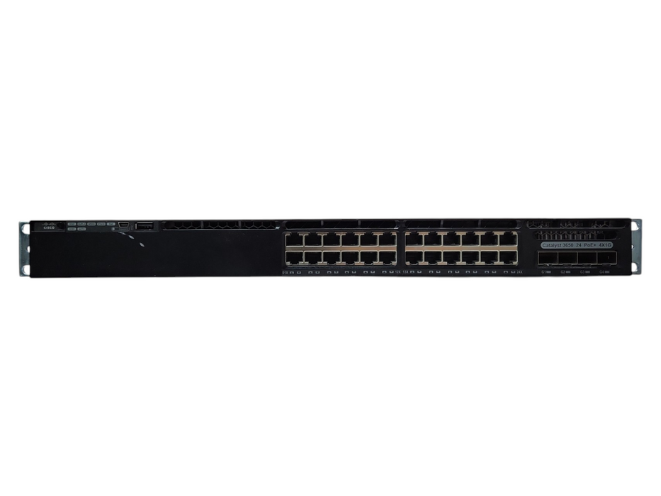 Cisco WS-C3650-24PS-S V05, 24-Port Gigabit PoE+, 4x SFP Switch, 640W PSU