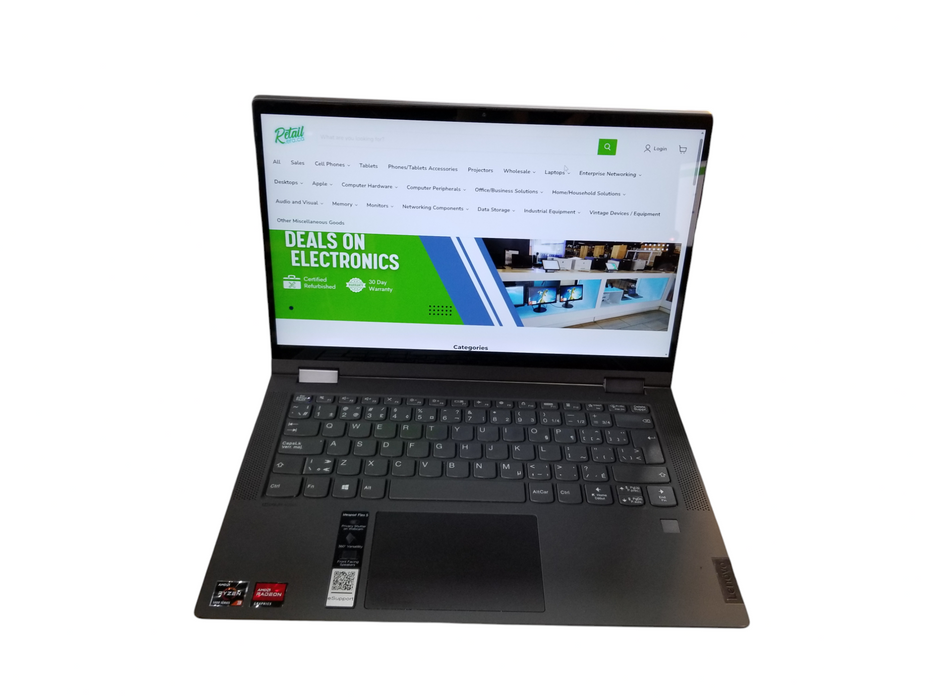 Lenovo IdeaPad Flex 5 TOUCH 14ARE05 Ryzen 3 5300U 8GB RAM 256GB NVMe +Adapter  Lap200