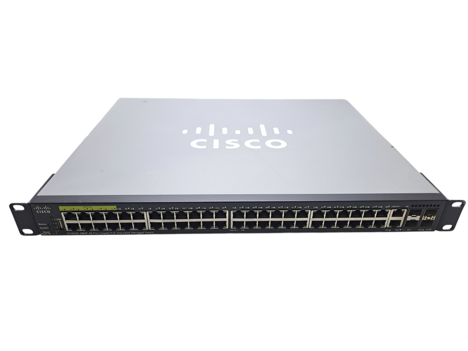 Cisco SG350X-48MP-K9 V02 | 48-Port Gigabit PoE Stackable Managed Switch