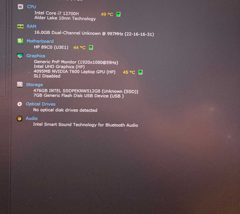 HP ZBook Power G9 i7-12700H@2.3GHz T600 4GB GPU 15GB DDR5 RAM 512SSD READ!  Lap200