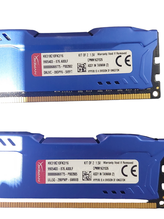 Kingston Hyper X Fury DDR3 Kit of 2 ( 8GB ) 16GB - HX318C10FK2/16 =