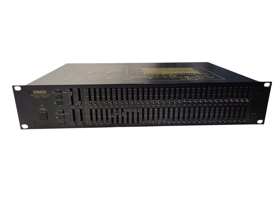 YAMAHA MODEL Q2031A PROFESSIONAL AUDIO MUSIC STEREO GRAPHIC EQUALIZER $