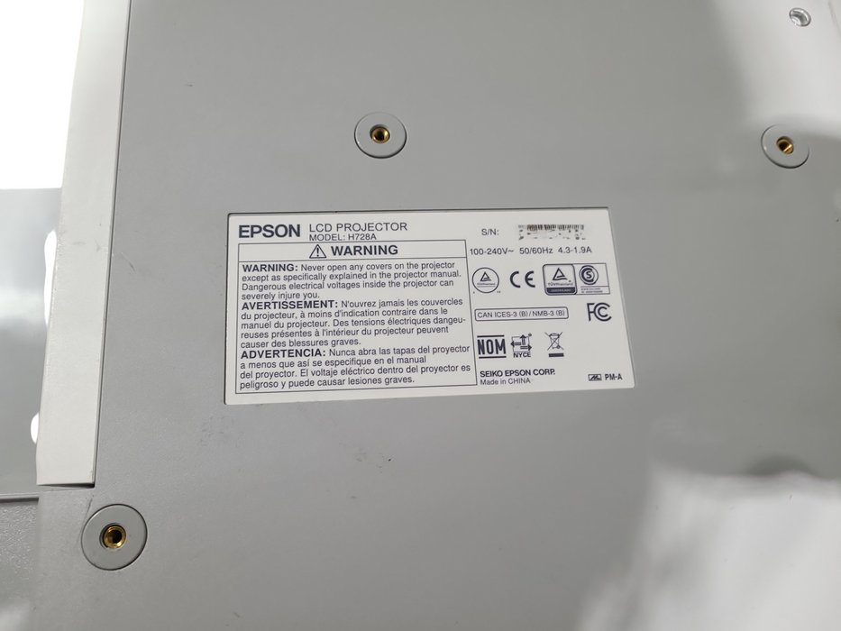 Epson BrightLink 696Ui H728A LCD Projector *READ*