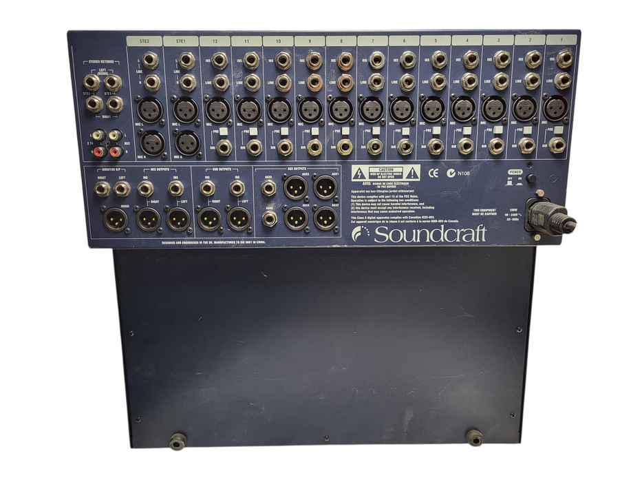 Soundcraft GB2R 12-channel Analog Mixer READ $