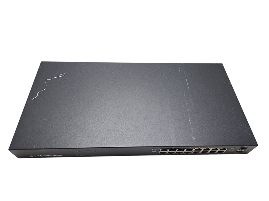 Ubiquiti EdgeSwitch ES-16-150W | 16-Port Managed Gigabit PoE+ Switch )