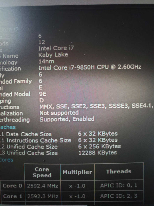 HP ZBOOK 15 G6 i7-9850H, 32GB, 256GB NVME, Quadro P2000 READ  Lap200