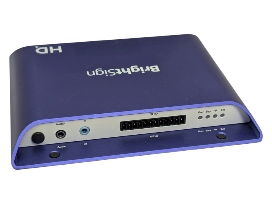 Brightsign HD224 4K H.265 Html5 Digital Signage HDMI GPIO Player Q-