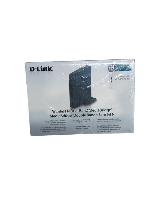 Lot 2x D-LINK Wireless N Dual Band Media Bridge DAP-1513  - BRAND NEW SEALED