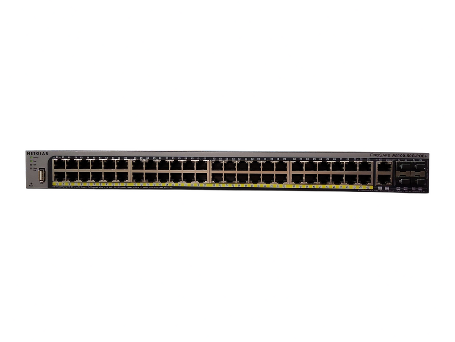 Netgear ProSafe M4100-50G-POE+ 48-Port Gigabit Ethernet Switch