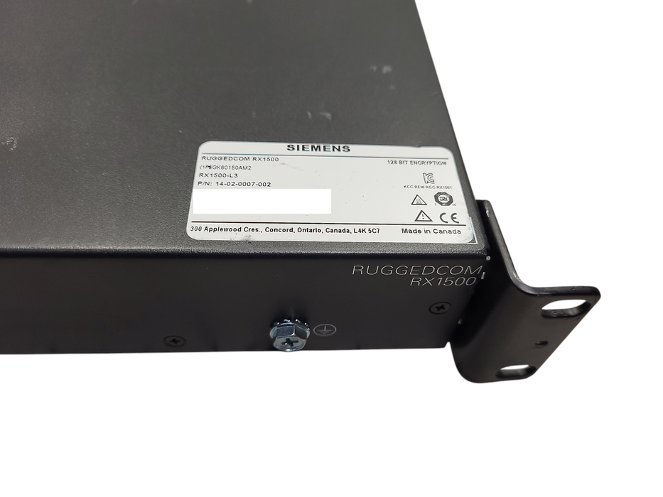 Siemens RUGGEDCOM RX1500-L3 Industrial Network Ethernet Switch and Router READ Q$