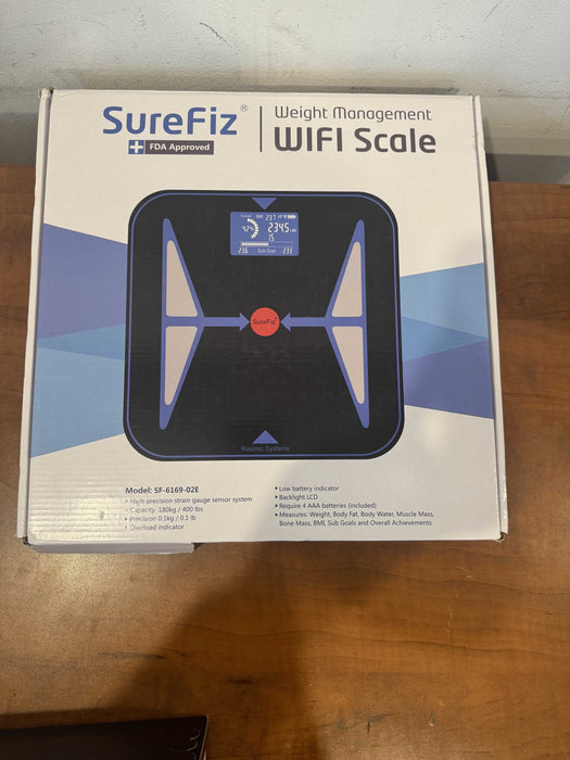 Open-Box Surefiz SF-6169-02E weight management wifi scale Q_