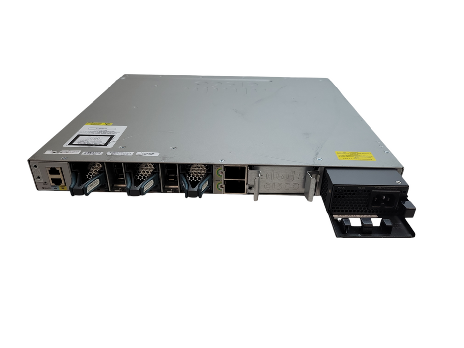 Cisco WS-C3850-12X48U-S 48-port UPOE Switch /w C3850-NM-4-1G + 1100WE PSU %