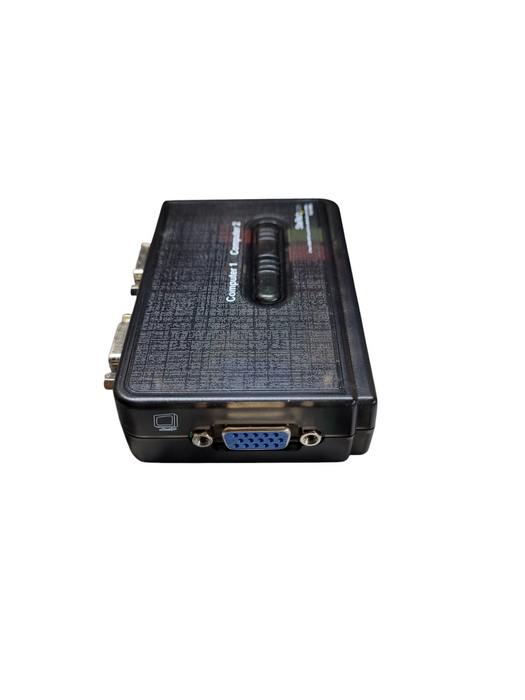 StarTech 2 Port Black USB KVM Switch Kit with Audio and Cables
