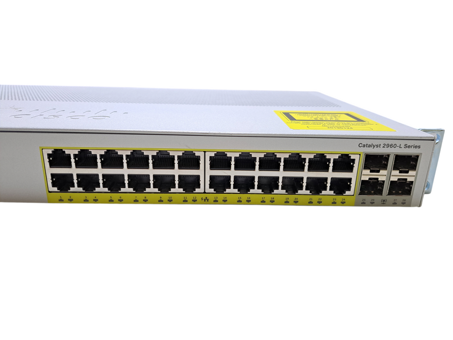 Cisco WS-C2960L-24PS-LL V01 | 24-Port Gigabit PoE+ Silent Managed Switch