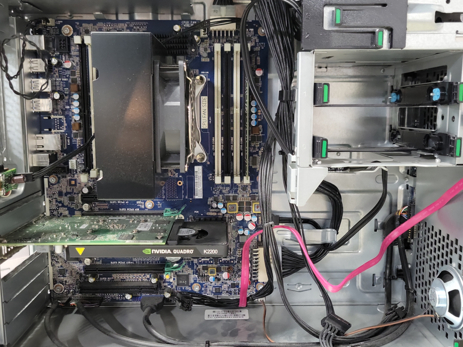 HP Z440 - Xeon E5-1620 v3 3.50GHz,8GB DDR4, QUADRO K2200 700W PSU, READ _