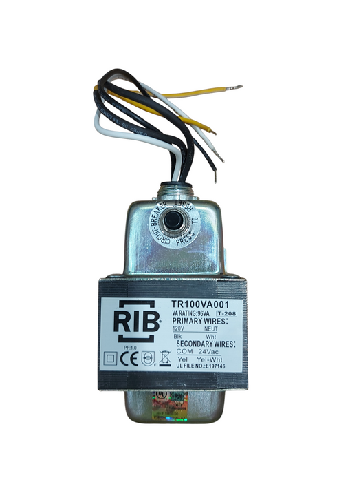 RIB TR100VA001 Transformer 100VA Pri 120V Sec 24VAC