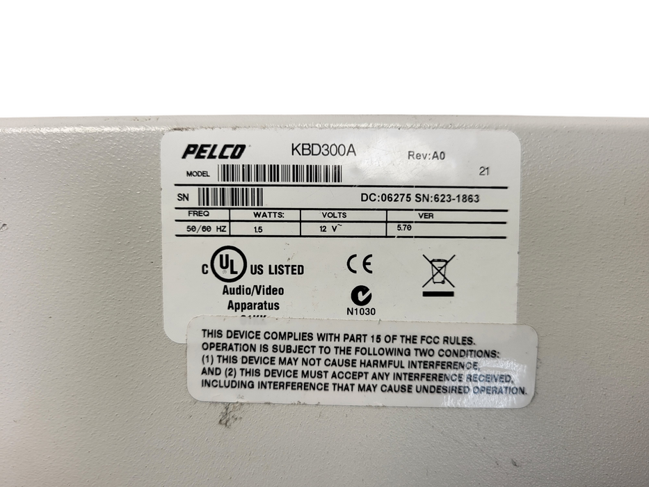 PELCO KBD300A PTZ CCTV CAMERA CONTROLLER READ $