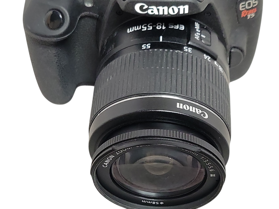 Canon EOS Rebel T5 DSLR Camera w/18-55mm Lens Only, READ _