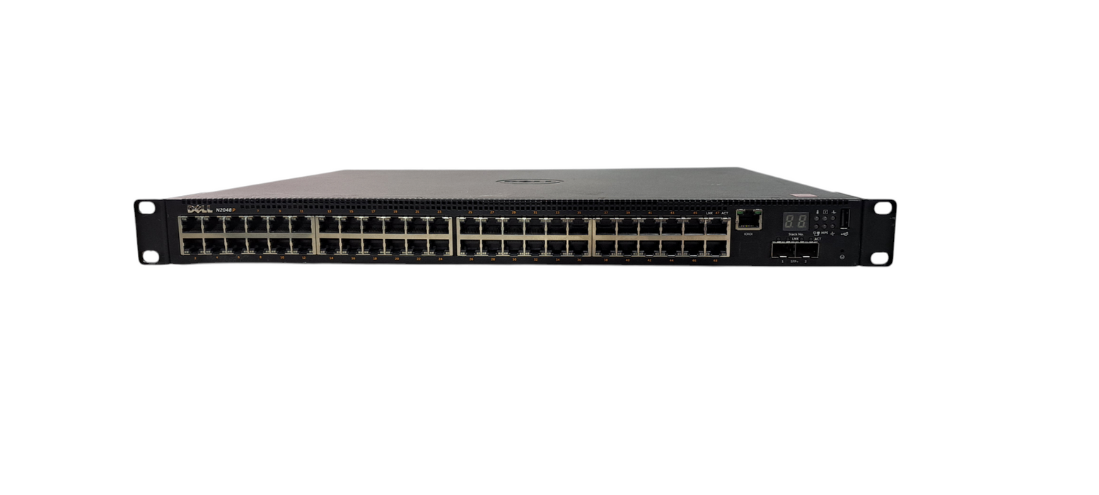 Dell N2048P | 48-Port Gigabit PoE+, 2x 10G SFP+ Managed Switch Q