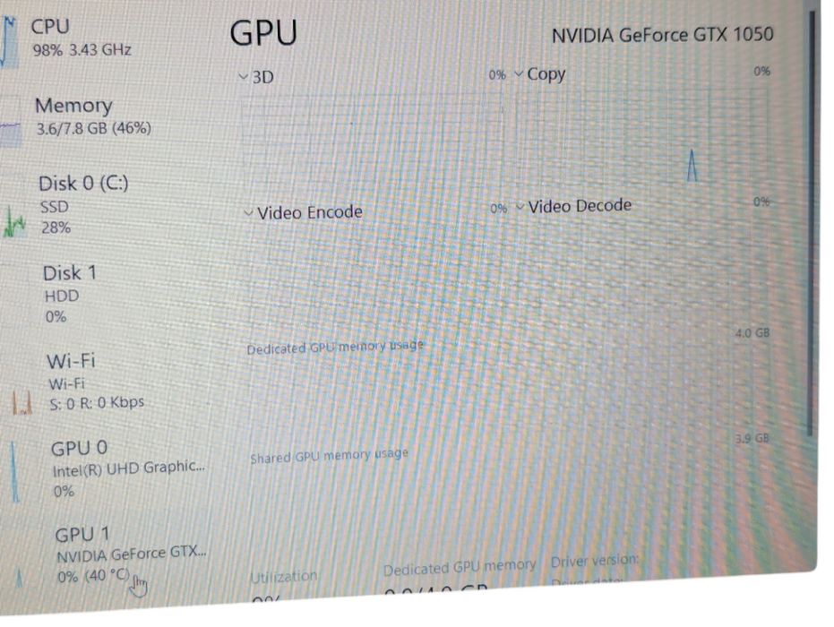 MSI GL64 8RC Intel Core i7-8750H 8GB RAM NVIDIA GTX 1050 4GB READ  - Lap200